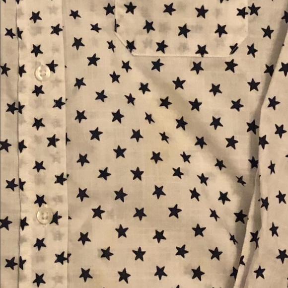Grayson Star Print Button Down - Picture 2 of 7